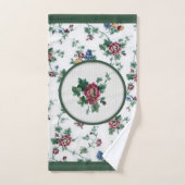 Ensemble de serviettes rose Cross Stitch (Serviette à main)