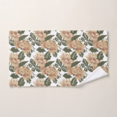 Ensemble de serviettes Rose en or Country (Serviette à main)