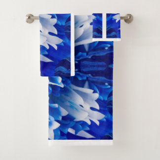 Ensemble de serviettes Royal Blue and White