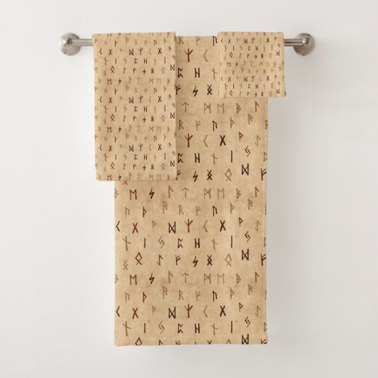 Ensemble de serviettes Runes (En situation)