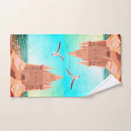 Ensemble de serviettes Sandcastle Seagull (Serviette à main)