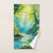 Ensemble de serviettes Serenity Stream (Serviette à main)