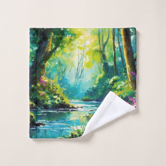 Ensemble de serviettes Serenity Stream (Gant de toilette)