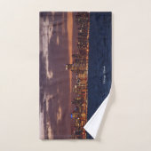 Ensemble de serviettes Skyline de Chicago (Serviette à main)