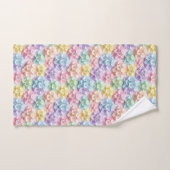 Ensemble de serviettes Spring Pastel Hydrangeas et (Serviette à main)