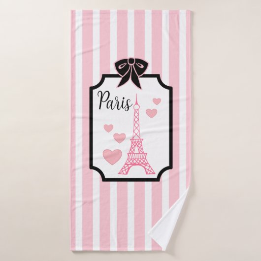 Ensemble de serviettes Tour Eiffel Paris (Serviette de bain)