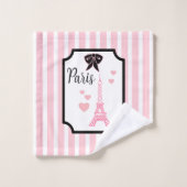Ensemble de serviettes Tour Eiffel Paris (Gant de toilette)