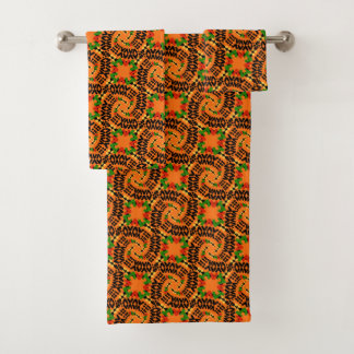 Ensemble de serviettes tribales Afro Dots