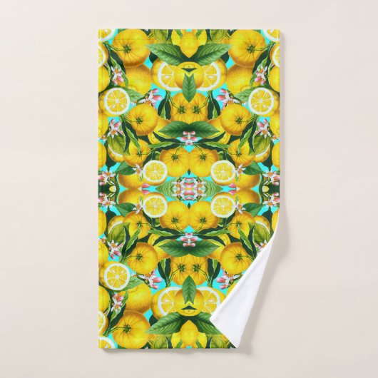 ENSEMBLE DE SERVIETTES TROPICALES (Serviette à main)