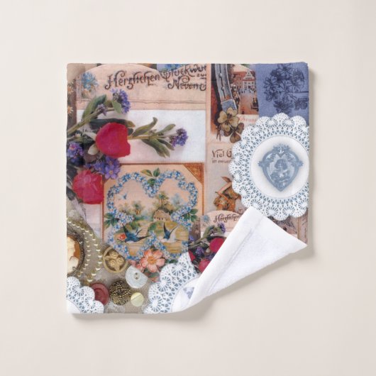 Ensemble de serviettes victoriennes (Gant de toilette)