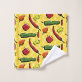 Ensemble de serviettes World of Chili Peppers (Gant de toilette)