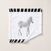Ensemble de serviettes Zebra (Gant de toilette)
