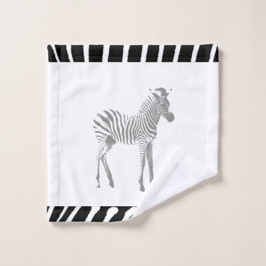Ensemble de serviettes Zebra (Gant de toilette)