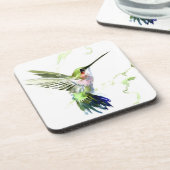 Ensemble de six Dessous de verre - Oiseau de Hummi (Côté gauche)