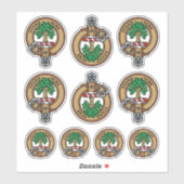 Ensemble de stickers Clan Anderson Crest (Feuille)
