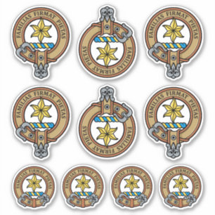 Ensemble de stickers Clan Wardlaw Crest