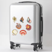 Ensemble de stickers Coques vintages (Sur valise)