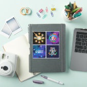 Ensemble de stickers de citations scientifiques am (Couverture iPad)