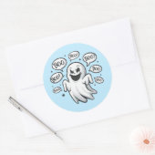 Ensemble de stickers de fantômes de Boo amusant (Enveloppe)