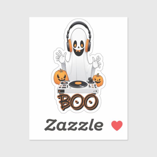 Ensemble de stickers Halloween éffrayant (Feuille)