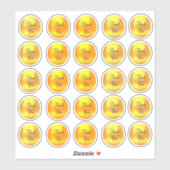 Ensemble de stickers Merci Chic Gold Dot (Feuille)