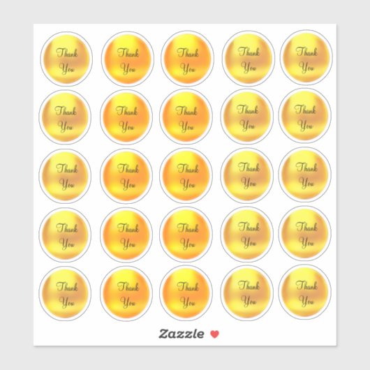 Ensemble de stickers Merci Chic Gold Dot (Feuille)