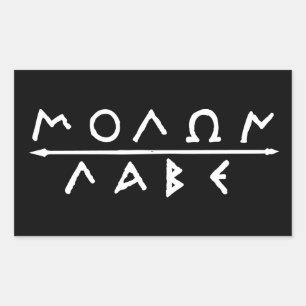 Ensemble de stickers Molon Labe