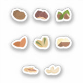 Ensemble de stickers Nuts (Recto)