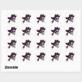 Ensemble de stickers Pirate Halloween très Cool (Feuille)