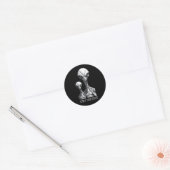 Ensemble de stickers ronds Aliens robots (Enveloppe)