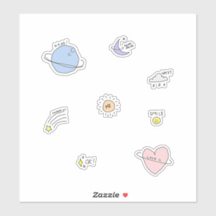 Ensemble de stickers Sweet Space  