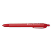 Ensemble de stylos personnalisé avec nom – Rouge é (Bas)