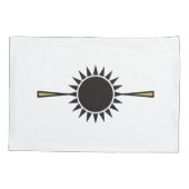 Ensemble de taie d'oreiller joli avec soleil mosaï (Dos-gauche)