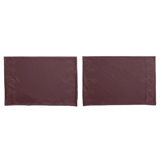 Ensemble de taies d'oreiller marron Time to Relax (devant-Set)