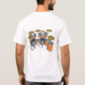 Ensemble de tambour et T-shirt blanc (Dos)