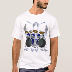 Ensemble de tambour et T-shirt blanc