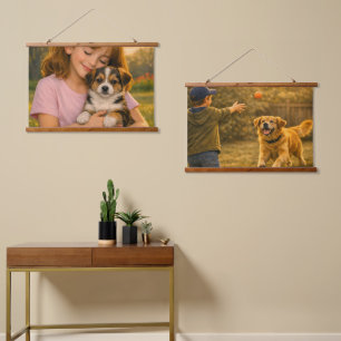 Ensemble de tapisserie murale horizontale enfant e