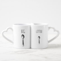 Ensemble de tasse à café Big Spoon et Little Spoon