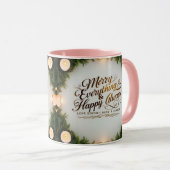 Ensemble de tasses – Cadeau de Noël à la lumière d (Devant droit)