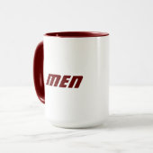 Ensemble de tasses imprimées pour hommes pour la c (Devant gauche)