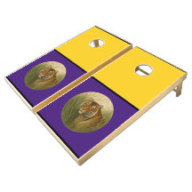 Ensemble de trous violets et jaunes de tigre du Be