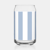 Ensemble de vaisselle bleu et blanc rayé (Gauche)