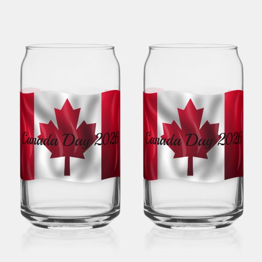 Ensemble de vaisselle de drapeau du Canada (Recto)