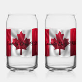Ensemble de vaisselle de drapeau du Canada (Verso)