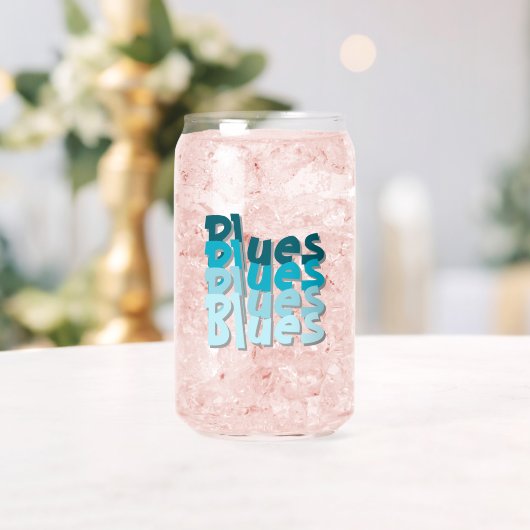 Ensemble de verre à boire Blues (Insitu (Mariage))