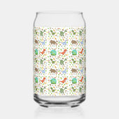 Ensemble de verre à boire Dinosaure mignon (Recto)