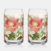 Ensemble de verre à boire en forme de canette orné (Recto)