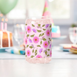 Ensemble de verre à boire en lavande rose Daisy La