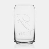 Ensemble de verre à boire Lettre F (Verso)