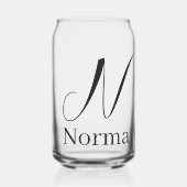 Ensemble de verre à boire Lettre N (Recto)